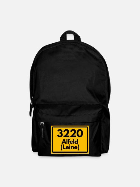 ANCIEN CODE POSTAL RETRO 3220 ALFELD LEINE - Sac à dos - noir