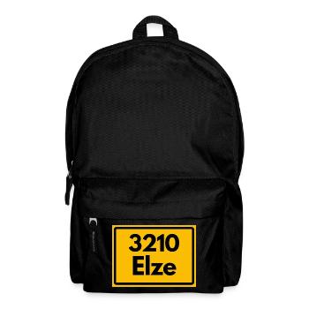 OLD POSTCODE ZIP CODE RETRO 3210 ELZE LEINEKLOSTER - Backpack - black - Front