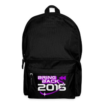 Bring 2016 Throwback Internet-Nostalgie zurück - Rucksack - Schwarz - Vorne