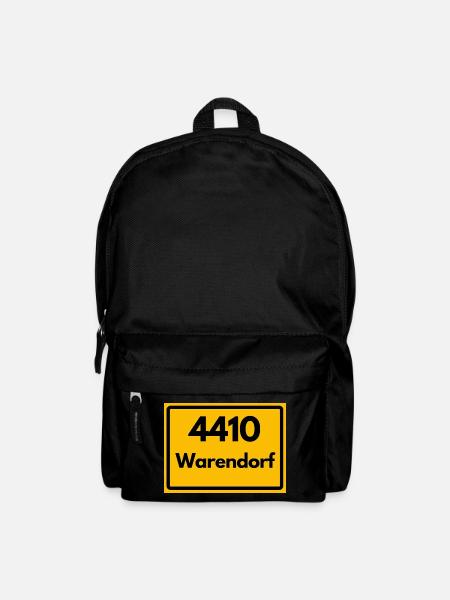 ALTE POSTLEITZAHL PLZ RETRO 4410 WARENDORF – NRW - Rucksack - Schwarz