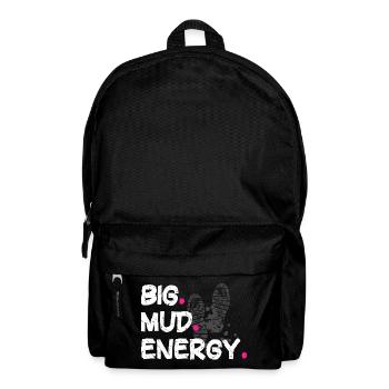Big mud energy Schlammlauf Mud Run Muddy Race - Backpack - black - Front
