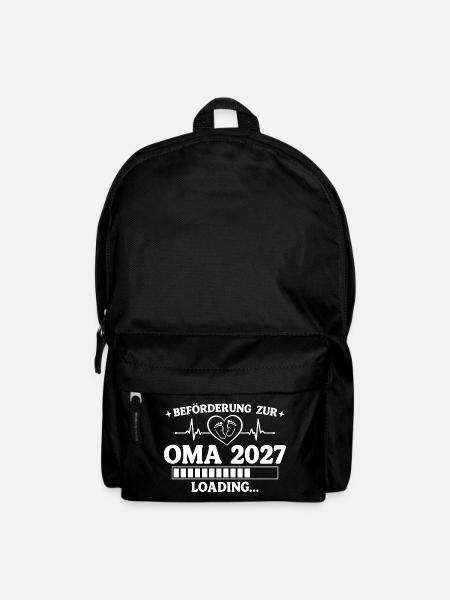 Oma 2027 Loading – Beförderung zur Großmutter - Rucksack - Schwarz