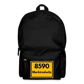 OLD POSTCODE ZIP CODE 8590 MARKTREDWITZ HEIMAT - Backpack - black - Front