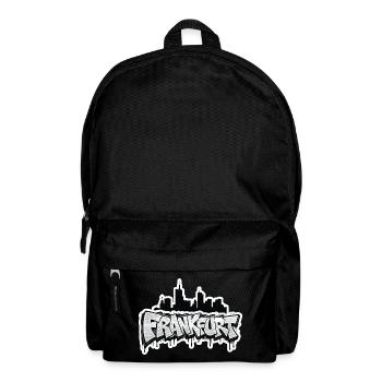 Frankfurt Skyline Graffiti - Rucksack - Schwarz - Vorne