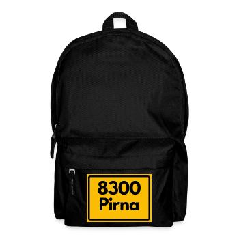 ALTE POSTLEITZAHL PLZ  8300 PIRNA PLZ SACHSEN - Rucksack - Schwarz - Vorne