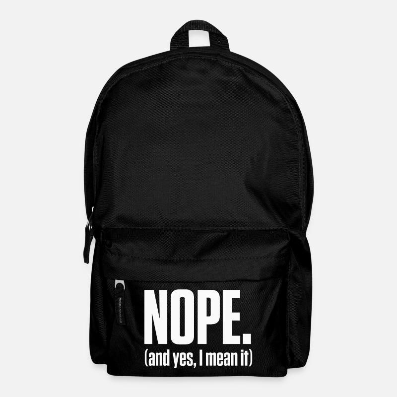 Non, je le pense vraiment : PDA, fierté neurodivergente. - Sac à dos - noir