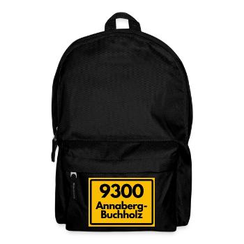 9300 ALTE POSTLEITZAHL PLZ 09456 ANNABERG-BUCHHOLZ - Rucksack - Schwarz - Vorne