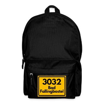 ALTE POSTLEITZAHL 3032 PLZ 29683 BAD FALLINGBOSTEL - Rucksack - Schwarz - Vorne