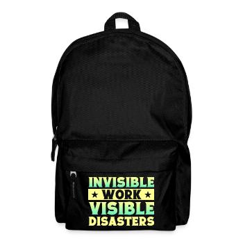Musical Theatre Invisible Work Theater Gift - Rucksack - Schwarz - Vorne