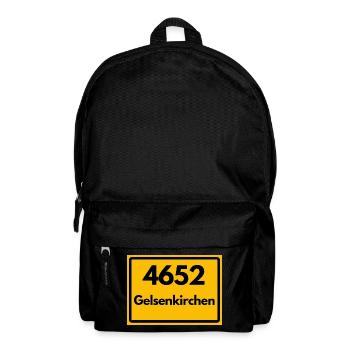 ALTE POSTLEITZAHL 4652 PLZ 45879 GELSENKIRCHEN NRW - Rucksack - Schwarz - Vorne