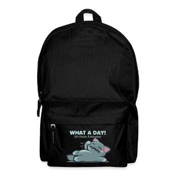 Quelle journée - Sac à dos - noir - Devant