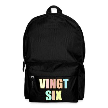Vingt-Six 26 - Sac à dos - noir - Devant