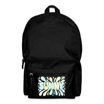 Soleil Pastel Éclatant - Sac à dos - noir - Devant
