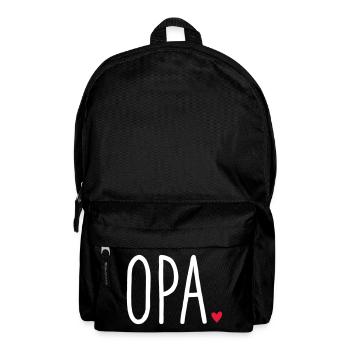 ❤️ Grand-père – Aimer le design de texte - Sac à dos - noir - Devant