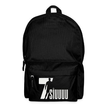 Silhouette du football, Siuuuuu - Sac à dos - noir - Devant