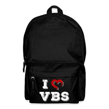 Ich liebe die VBS Ferienbibelschule - Rucksack - Schwarz - Vorne