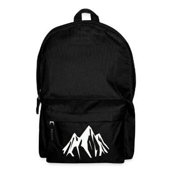 Spitzengipfel Silhouette - Rucksack - Schwarz - Vorne