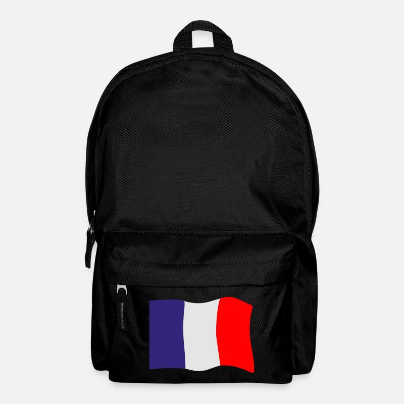 France flag - Backpack - black