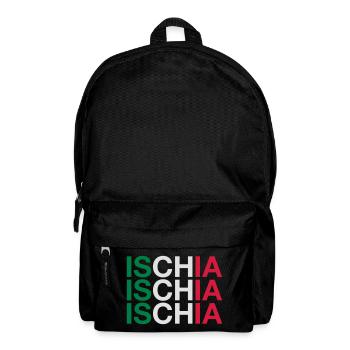 ISCHIA Italien Italy Italia Flag - Rucksack - Schwarz - Vorne