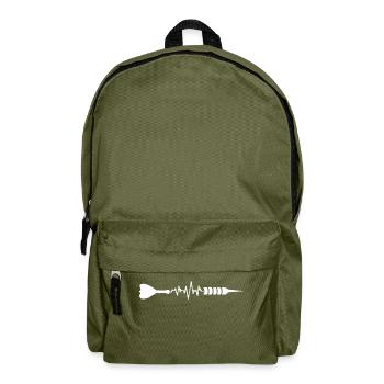 darts - Backpack - olive green - Front
