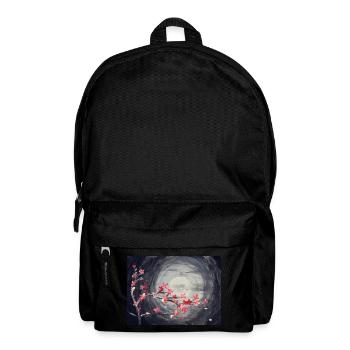 Cherry blossom in the moonlight - Backpack - black - Front