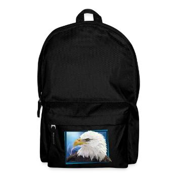 Bald eagle - Backpack - black - Front