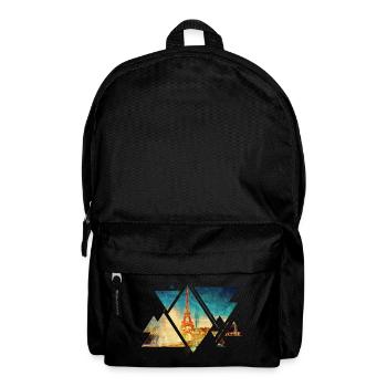 Paris Frankreich France Skyline Eiffelturm - Rucksack - Schwarz - Vorne