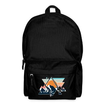 Nature Nature Mountains Mountains Sun Sun Hiking - Backpack - black - Front
