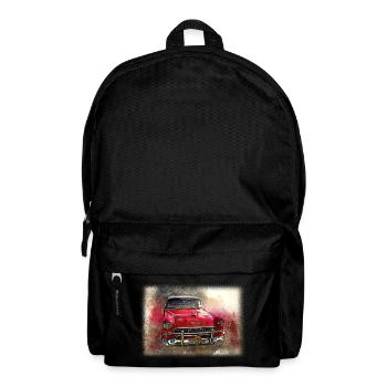 Nostalgic Old American Dream Car - Backpack - black - Front