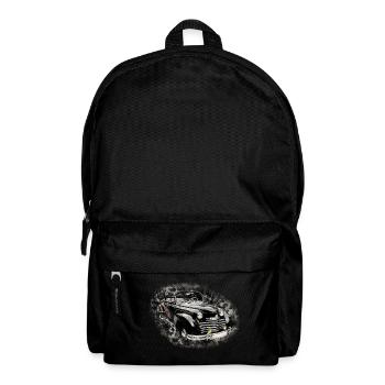Nostalgic Old American Dream Car - Backpack - black - Front