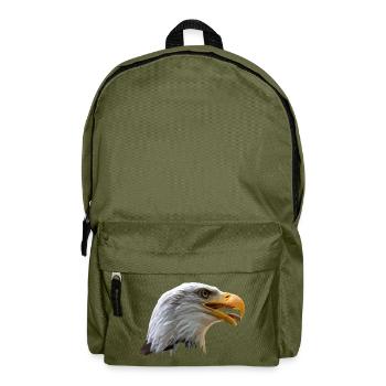 bald eagle - Backpack - olive green - Front