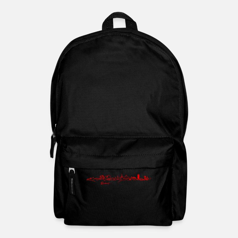 Skyline Brabant - ROT (Mehrfarbiger Vektor) - Rucksack - Schwarz