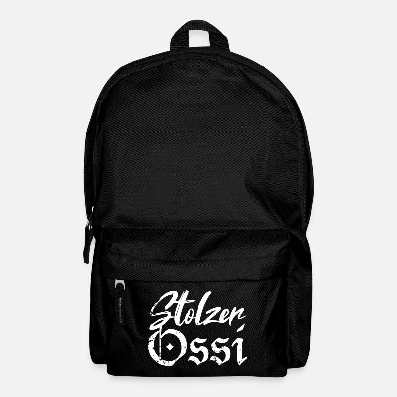 Stolzer Ossi Ostdeutschland - Rucksack - Schwarz