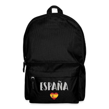 Spanien Fußball Trikot Spanische Flagge - Rucksack - Schwarz - Vorne