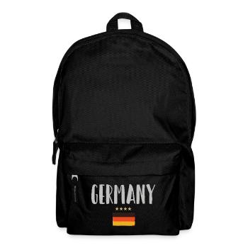 Allemagne Maillot de football Drapeau allemand - Sac à dos - noir - Devant