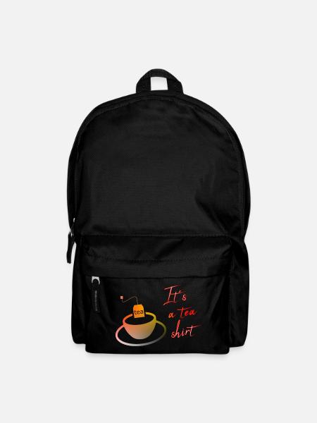 Its Tea Shirt - Rucksack - Schwarz