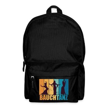 Bauchtanz Bauchtänzerin Tänzerin Geschenk - Rucksack - Schwarz - Vorne