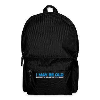 I may be old - Backpack - black - Front