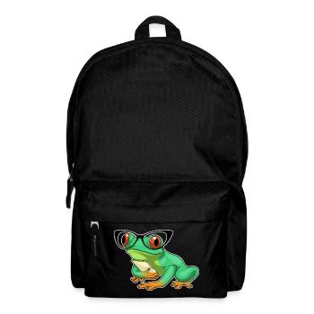 Bureau des lunettes du secrétaire grenouille - Sac à dos - noir - Devant