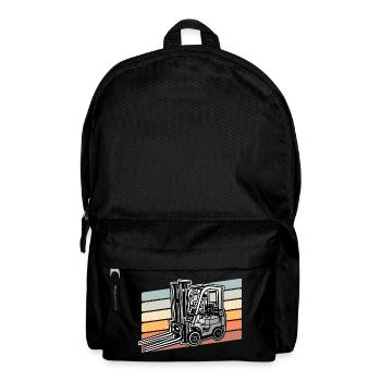 Chariot élévateur - Sac à dos - noir - Devant