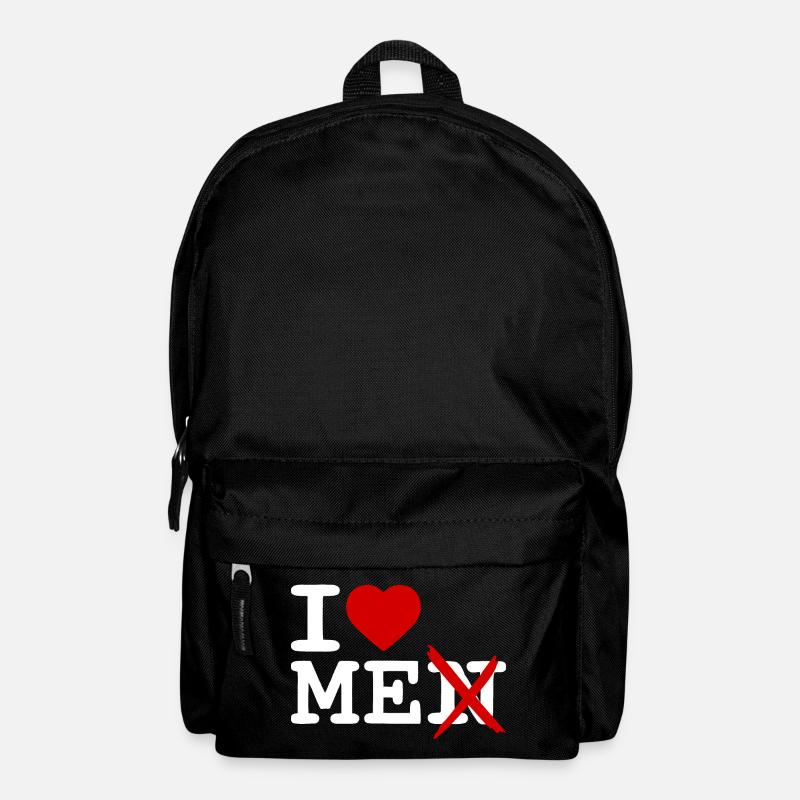 I love me - Rucksack - Schwarz