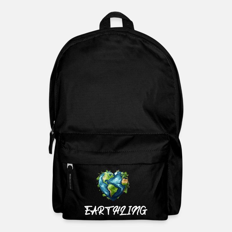 Earthling Weltbürger - Rucksack - Schwarz