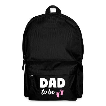 Dad to be Girl Dad Schwangerschaft Papa - Rucksack - Schwarz - Vorne