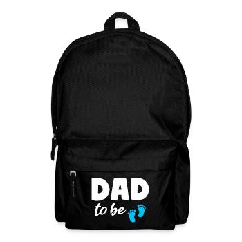 Dad to be Boy Dad Schwangerschaft Papa - Rucksack - Schwarz - Vorne