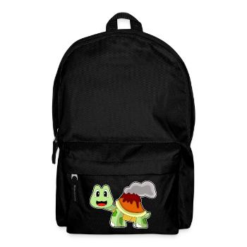 Turtle Volcano - Backpack - black - Front
