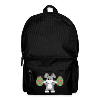 Culturisme de Pâques Bunny - Sac à dos - noir - Devant