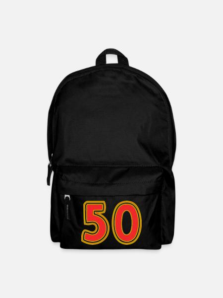50. 50 ANS. 50e ANNIVERSAIRE. ANNIVERSAIRE 50 ANS. - Sac à dos - noir