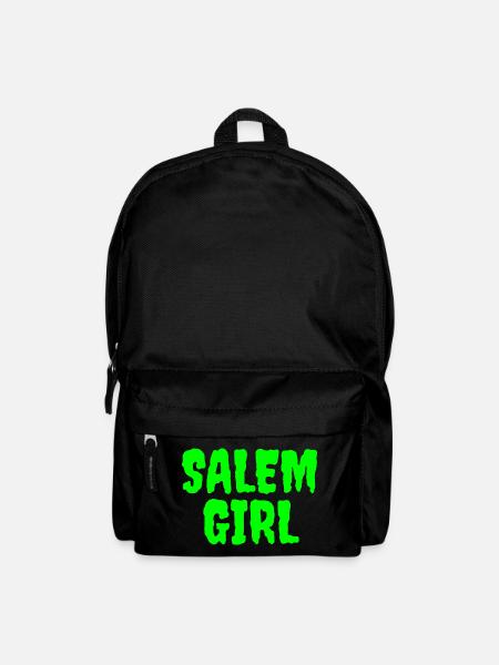 Vibrant Salem Girl Graphic Tee - Backpack - black