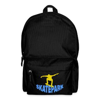 SKATEPARK - Backpack - black - Front
