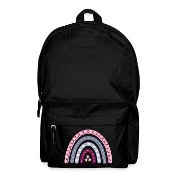 Boho Regenbogen - Rucksack - Schwarz - Vorne